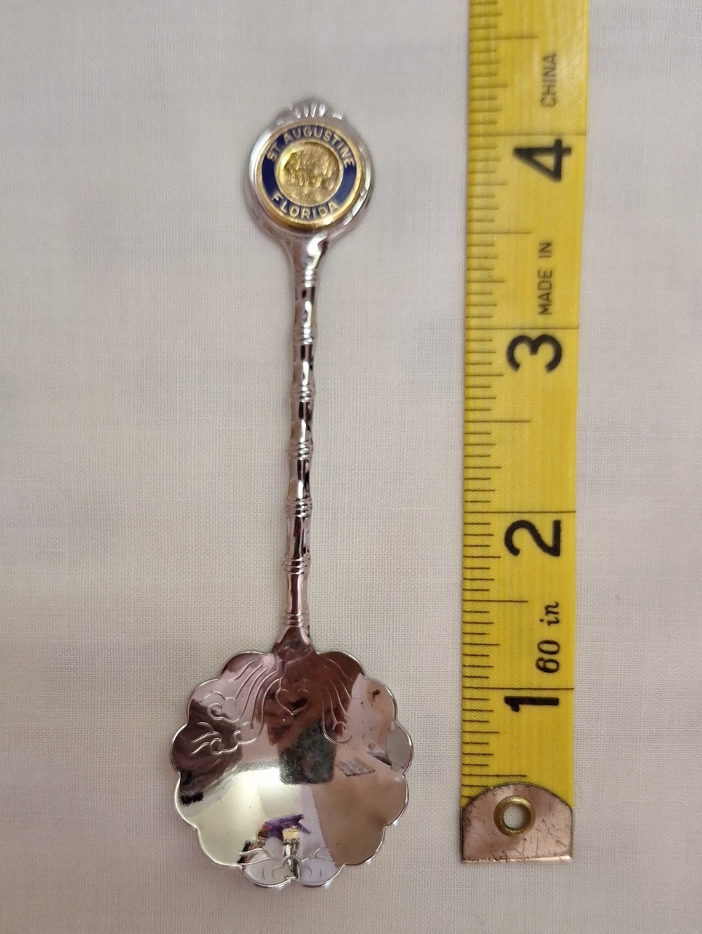 St Augustine FLORIDA Decorative Scrolled Collectible Spoon